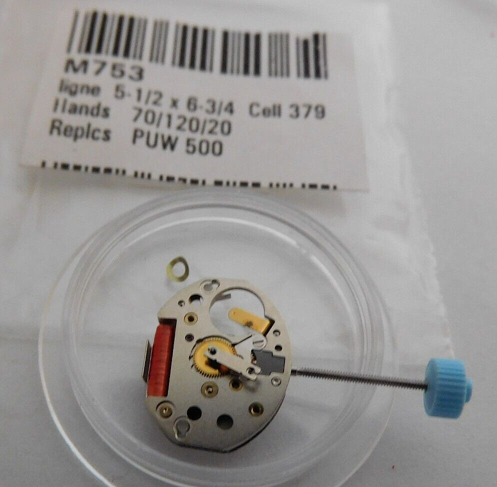 VINTAGE – RONDA 753. 1 JEWEL. QUARTZ MOVEMENT. SKU A 135-22