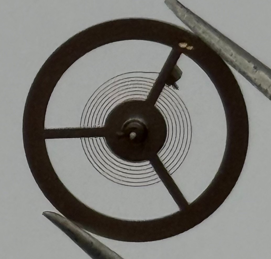 EB 8800 Balance Wheel Complete And Spring 12’’’ 1309 Watch Movement Parts NOS