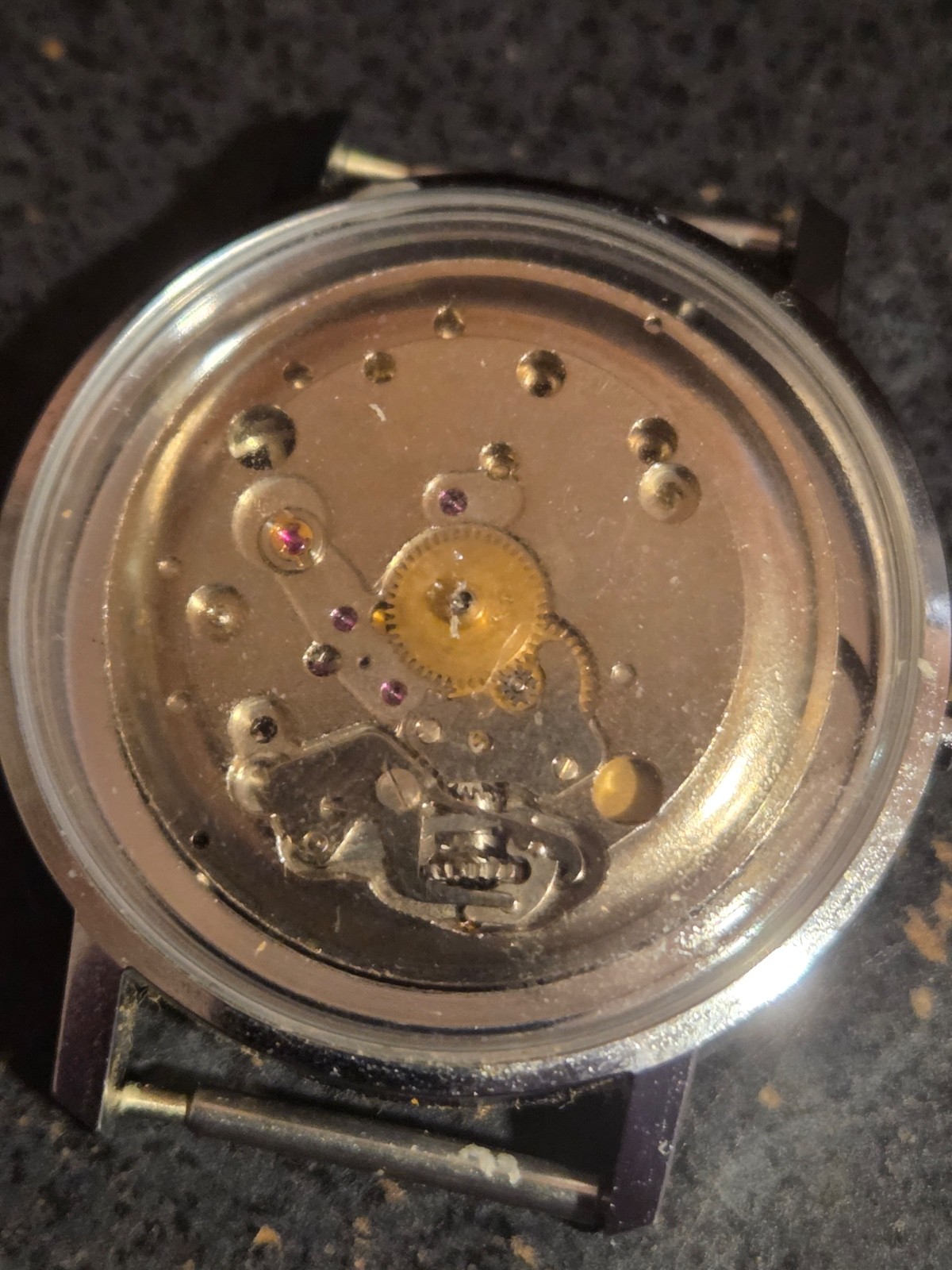 Lorsa P72A vintage French mechanical watch movement