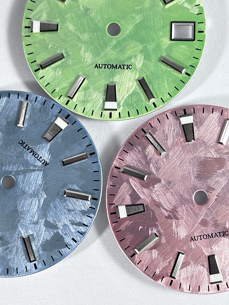 NH35 Dial Sea of Clouds No Lume Sakura Pink 28.5mm Dial for NH35NH36 Movement