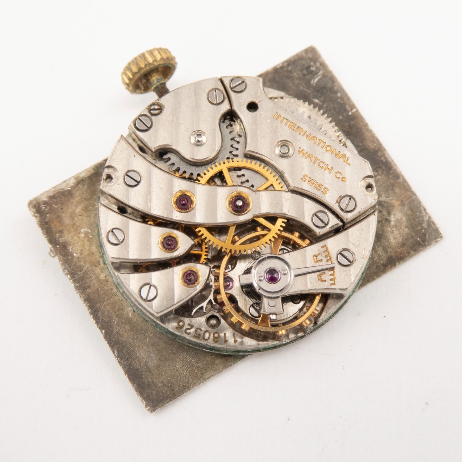 Vintage International Watch Co. IWC 19.7 x 4.7 mm Wristwatch Movement, Runs