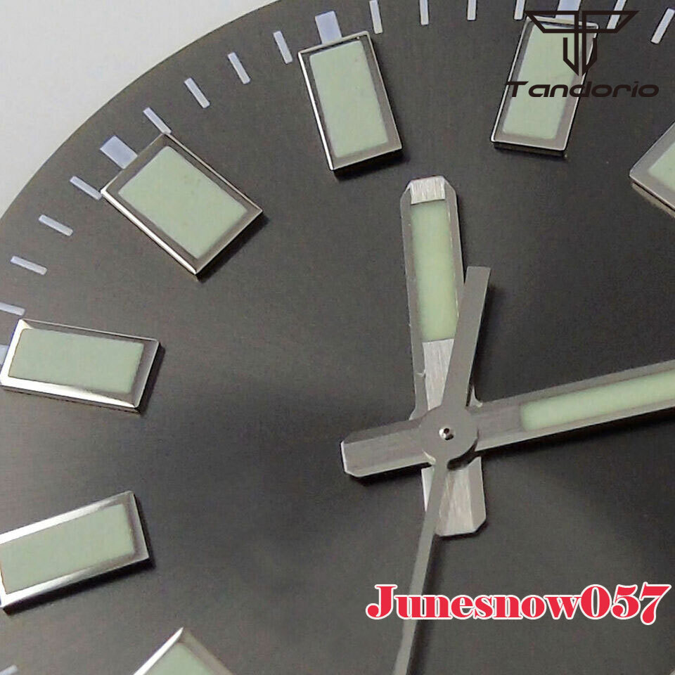 29MM Blue Gray Black Watch Dial 62MAS Men Fit NH35A NH36 SKX ETA2824 PT5000 Movt