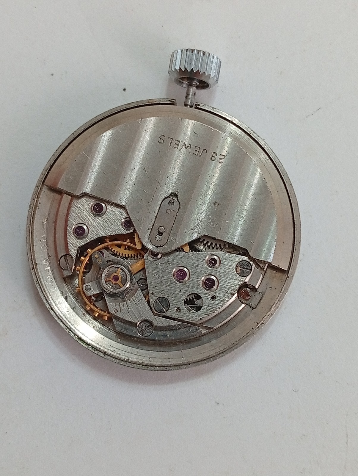 Vintage Soviet USSR Watch Movement Poljot De Luxe Automatic 29 J. 2615 For parts