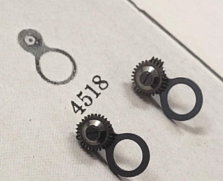 16 Size Waltham Model 1908 Winding Indicator Parts- Select from list