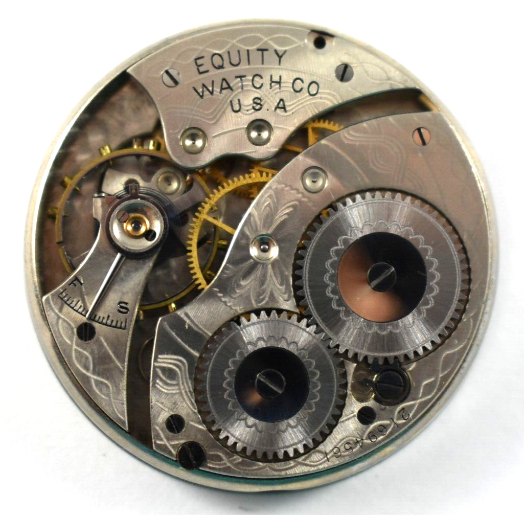 Vintage Waltham Equity 12s 7J OF Pocket Watch Movement lot.eo