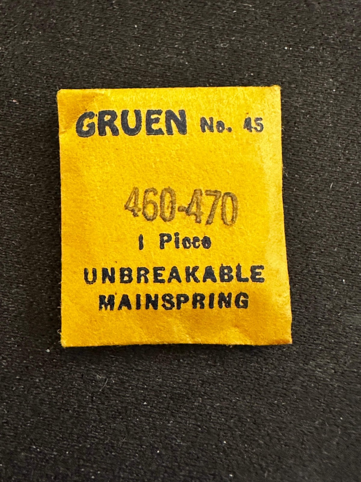 Gruen Factory Mainspring for Gruen caliber 460, 470 – Steel