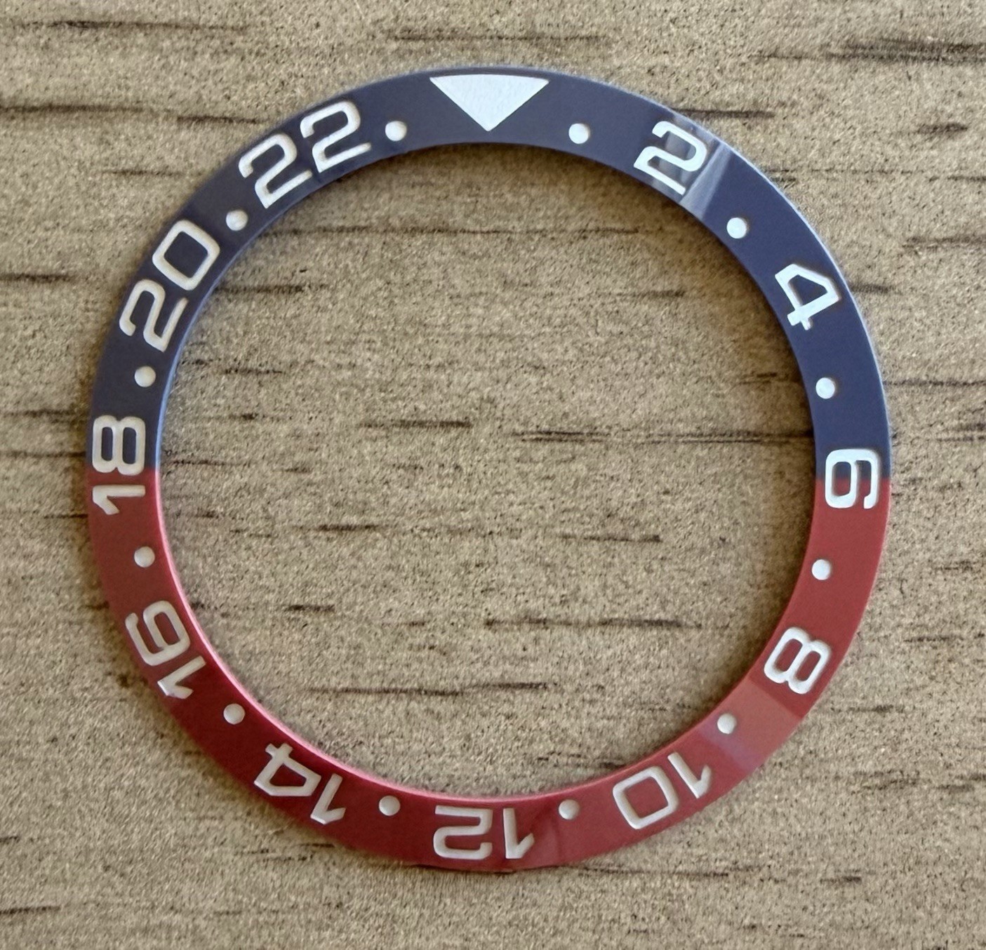 Ceramic Bezel Insert – UV Reactive – for Rolex Pepsi GMT Master II 126710 116710