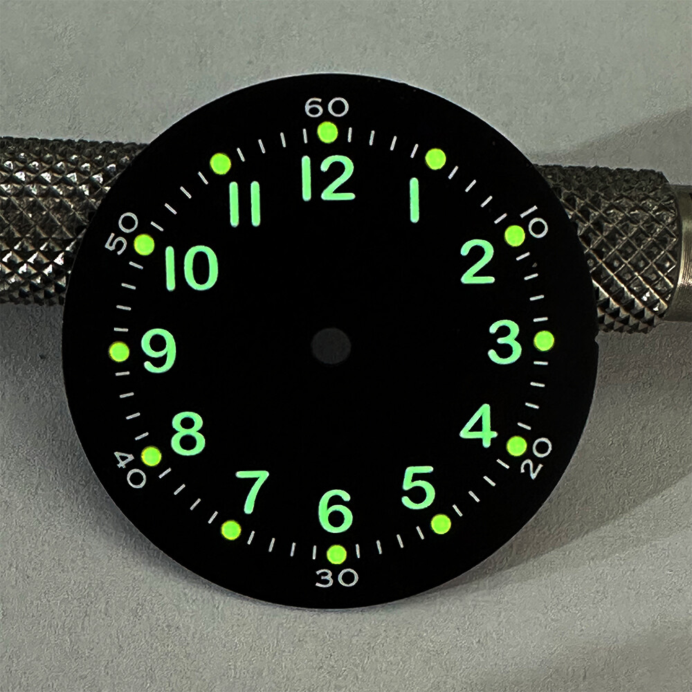 Camouflage Dial 28.5mm NH35 Dial C3 Advanced Lume Fits NH35 Movement Watch Dial