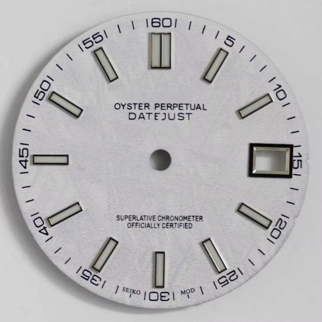 28.5mm 3D printed meteorite face dial dial for NH35 Movement