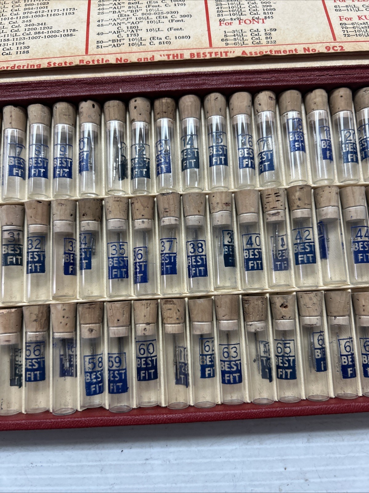 Bestfit Swiss Stem Assortment 9c2 NOS