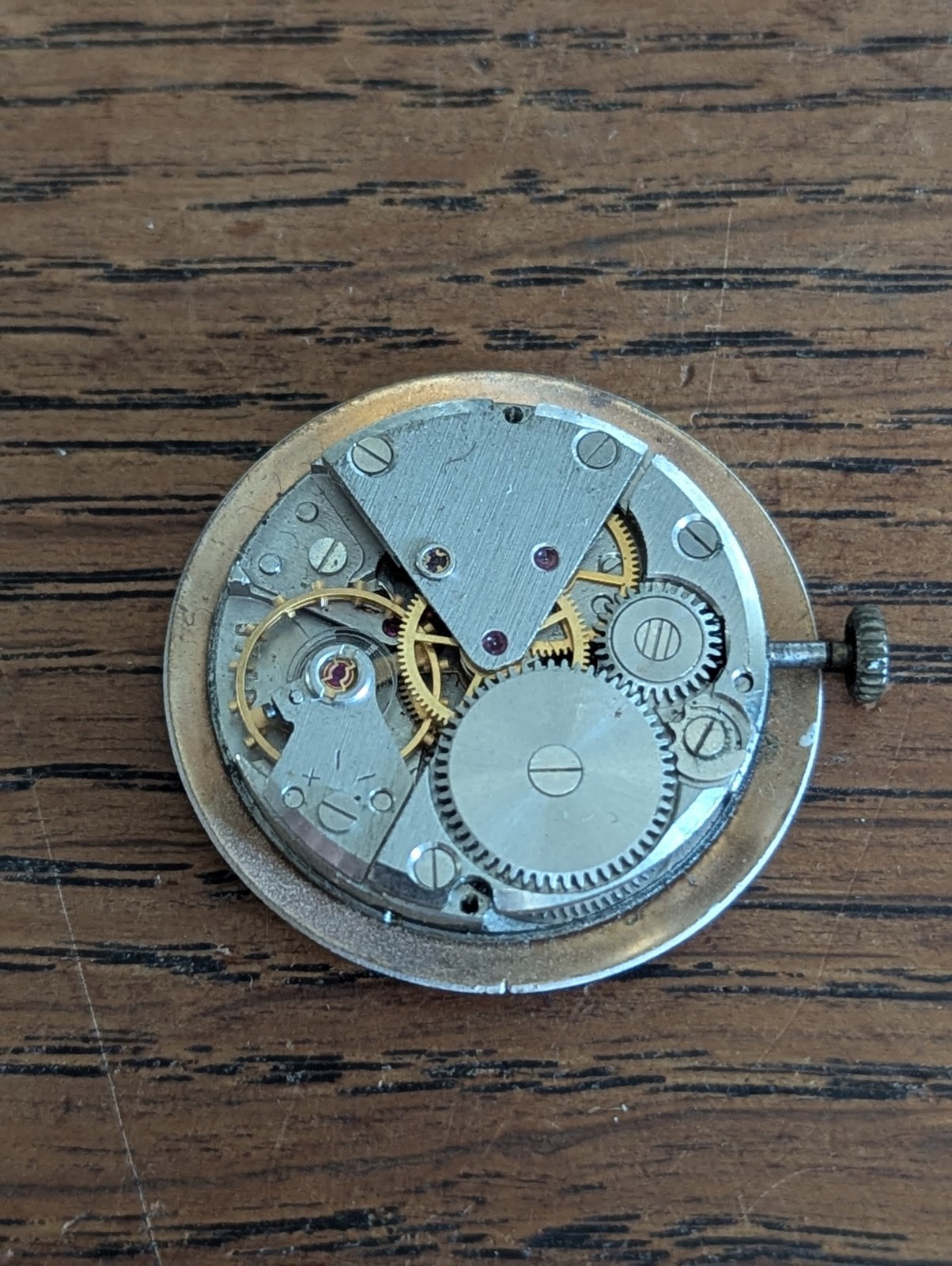 Sekonda 17 Jewels Watch Movement / Dial / Hands, Ticking #S637