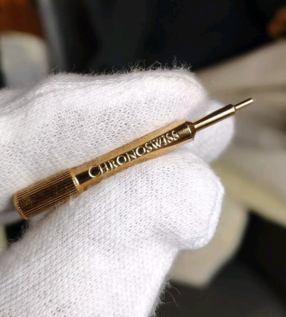 Chronoswiss Pusher Date Correction Stylus Pin Gold Plated