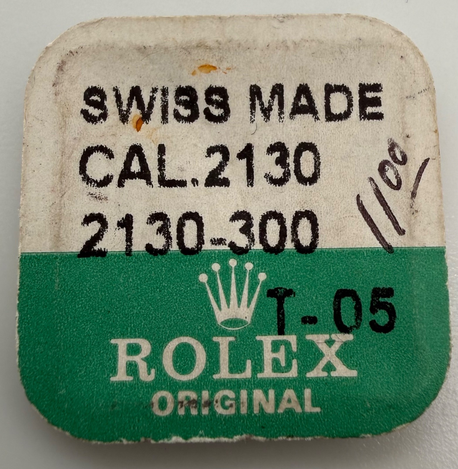 Genuine Rolex Cal. 2130 Part 300 Movement Wheel Original NOS Swiss Made