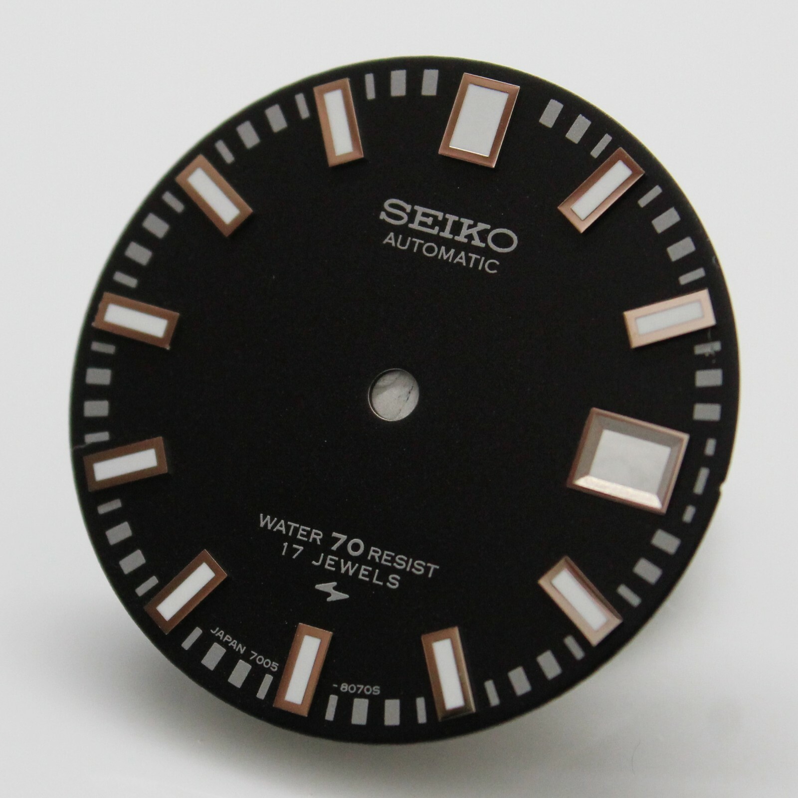 Resist Black Dial Seiko Diver 7005 8052 8050 Poor Man’s 62MAS 70 meter 17j White