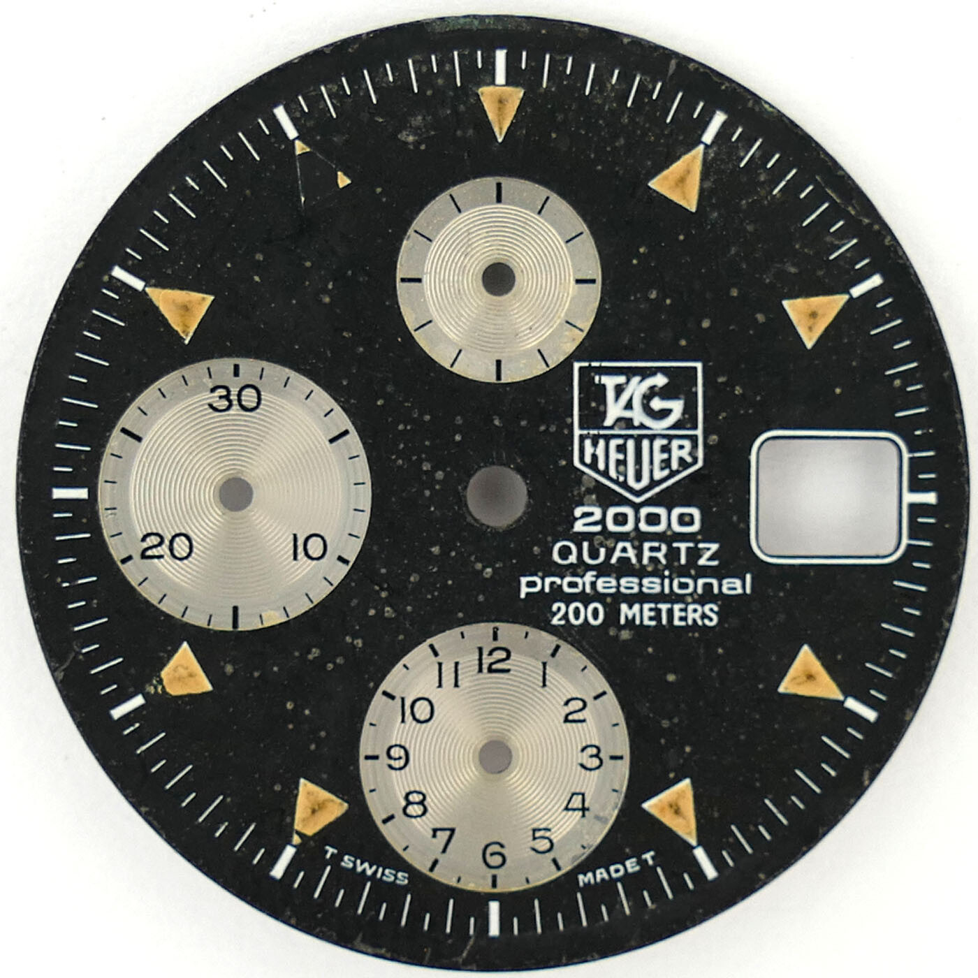 TAG HEUER 2000 QUARTZ PROFESSIONAL 200 METERS BLACK DIAL