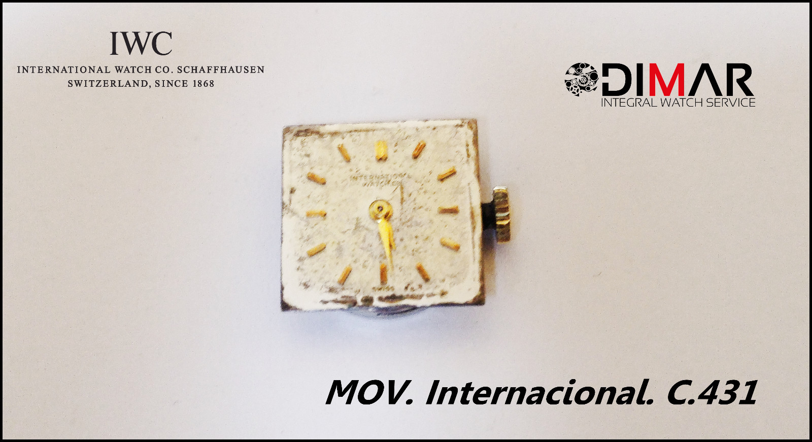Movimiento Internacional Watch – C.431 – Ref.1622245 – Diameter Sphere 15X15mm