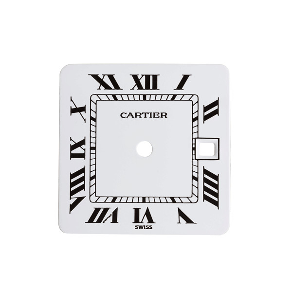 Cartier watch parts – Santos Men’s Square Automatic – White Dial