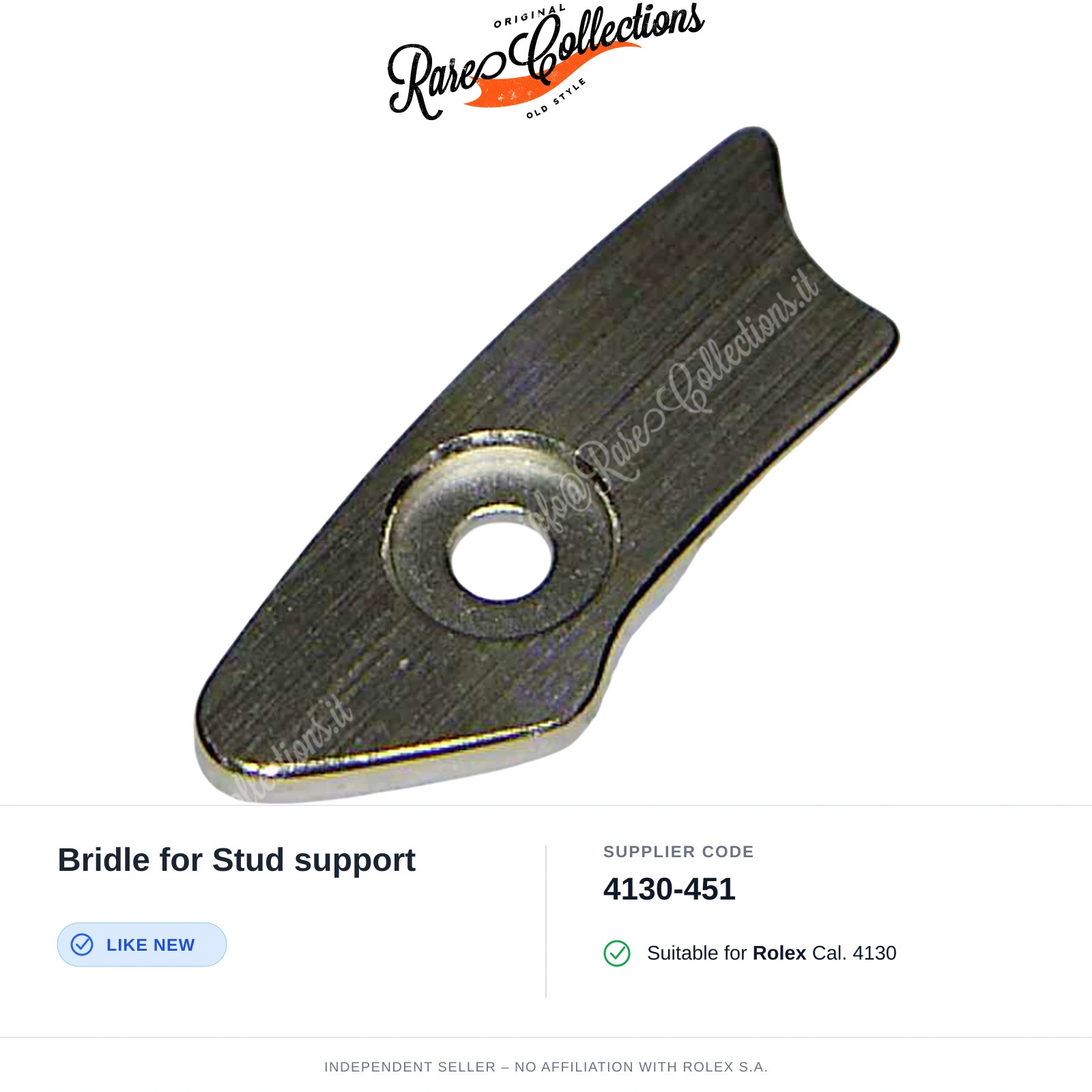 Bridle for Stud support for Rolex (cod. 4130-451) — Excellent Condition