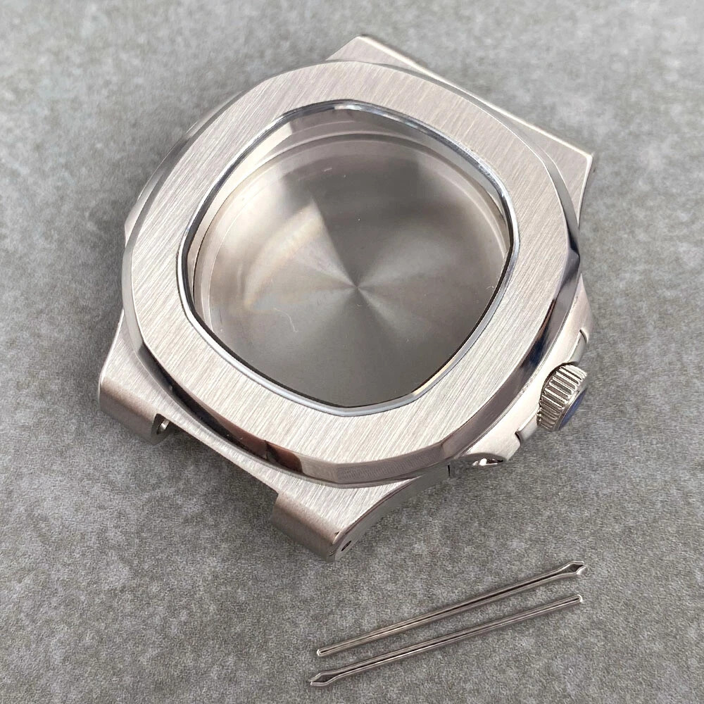 40mm NH35A Square Watch Case Replacement for NH36 NH38 NH70 Waterproof Sapphire