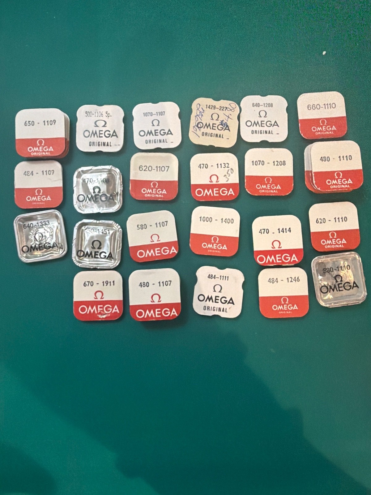 OMEGA Parts – NOS – see photo & choose from drop-down list