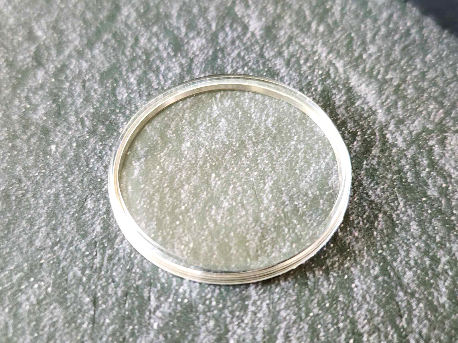 Citizen Seiko 31mm Faceted Plexiglass Crystal With Chrome Tension Ring Model 2.