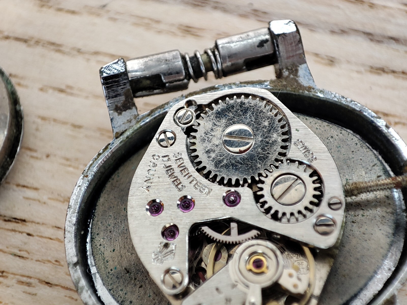 Cauny Watch movement FHF ST 69-21 – 28 mm – for parts and spares