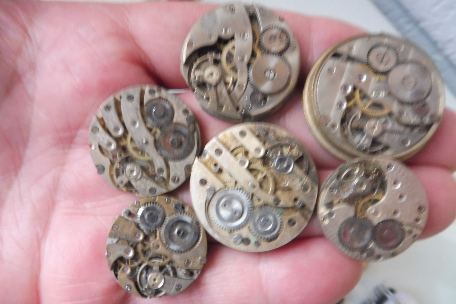 Uhr-Werke, 36 old mechanism watches for mechanic wristwatches, brands