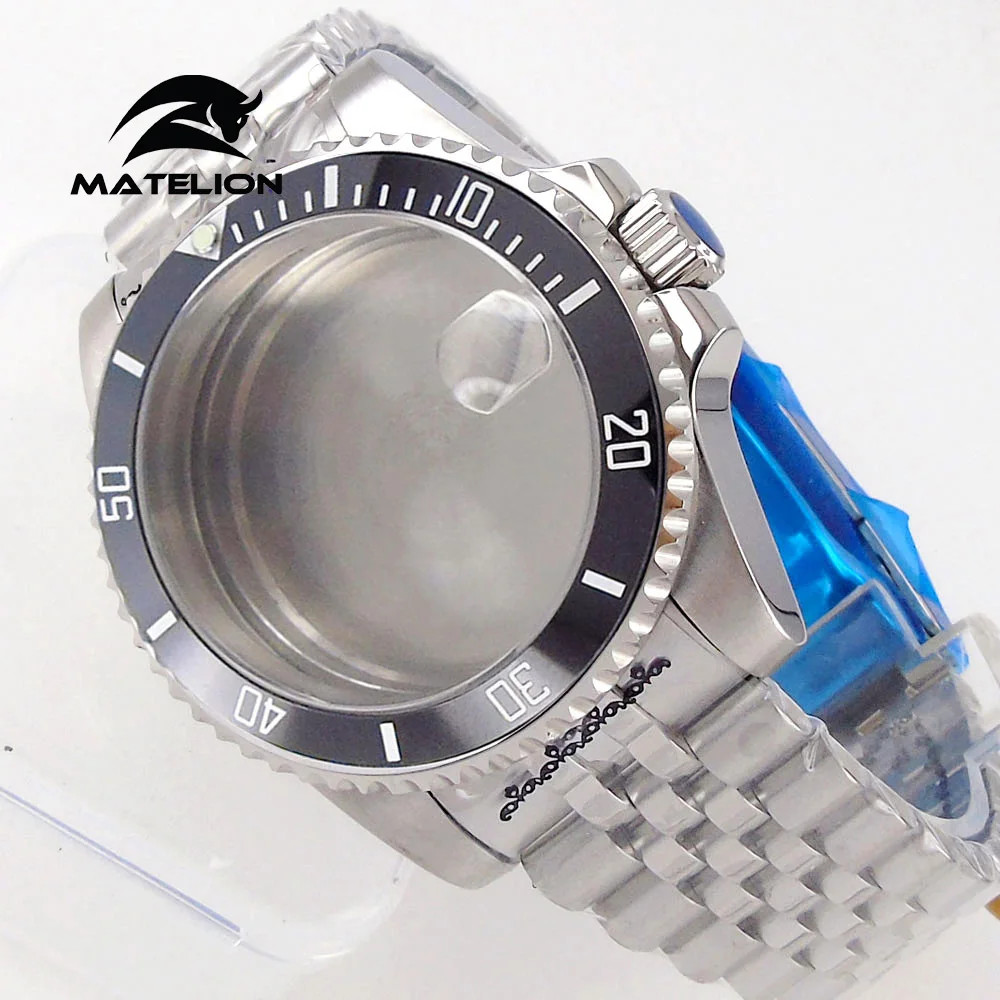 Matelion 200M Diving Case 40mm Fit NH35 NH36 NH34 GMT ETA 2824 PT5000 Watch Case