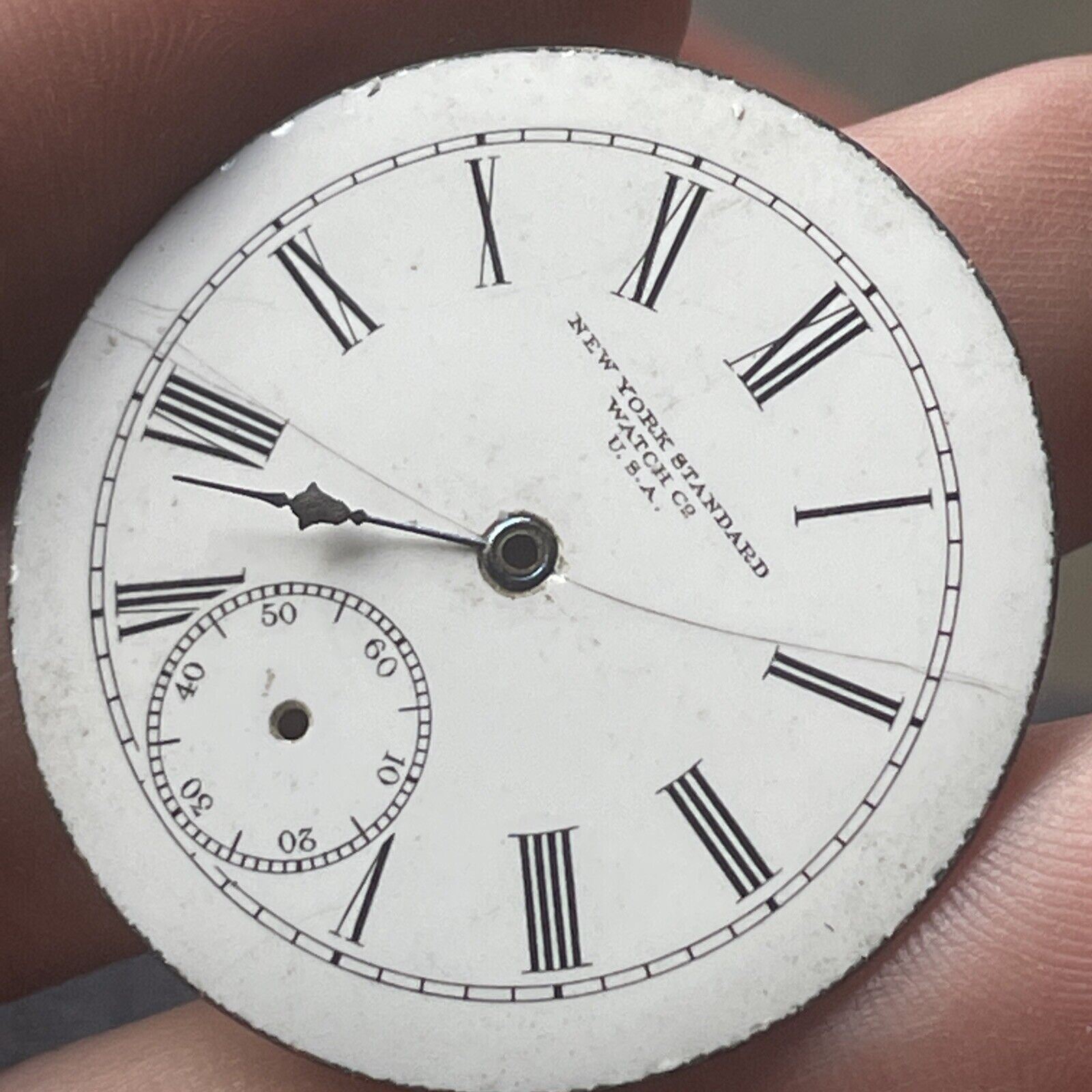 VTG New York Standard Watch Co. Watch Face