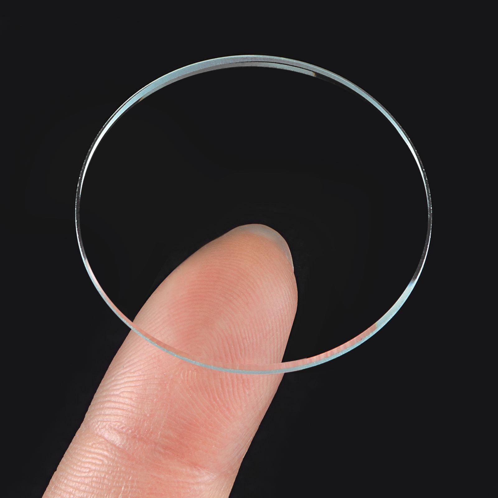 6Pcs Round Flat Watch Crystal Lens Glass 29mm Dia. Replacement Parts Clear