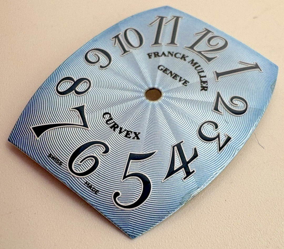 Franck Muller Cintree Curvex 1752QZ Light Blue Dial