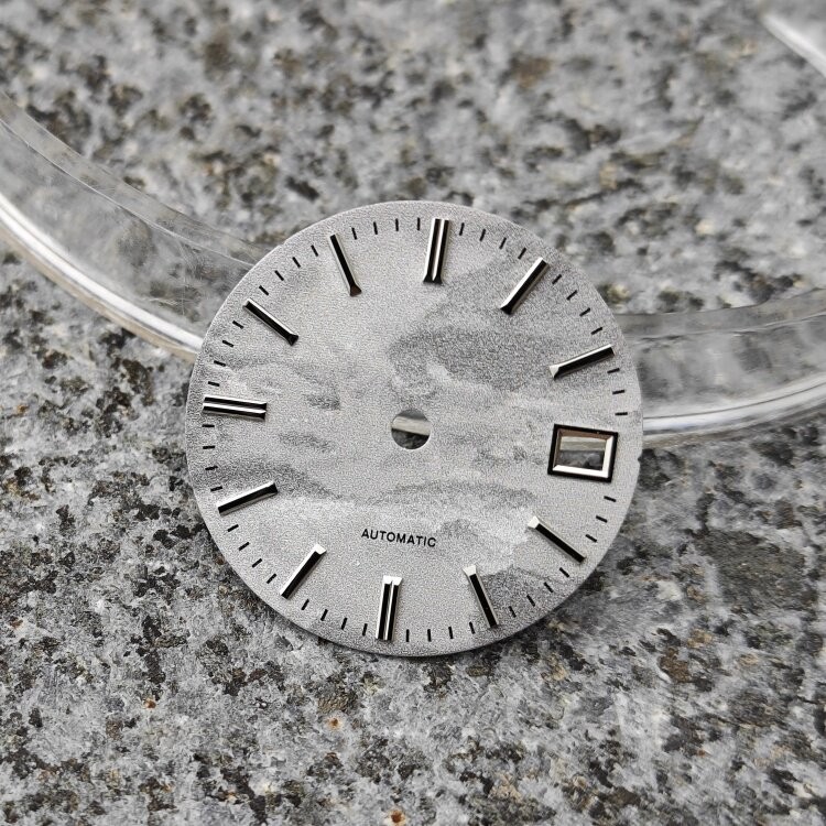 28.5mm GS Sea of Clouds Watch Dial No Lume for Nh34 Nh35 Movement Watch Parts