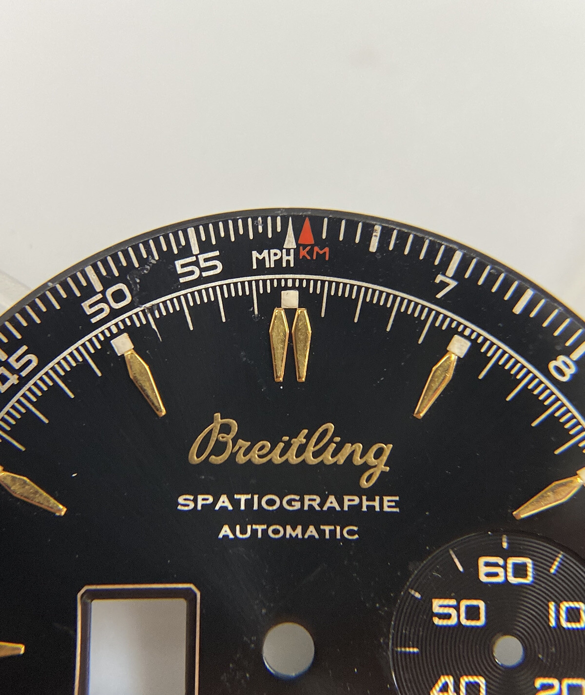 Original Breitling Montbrillant Navitimer Spatiographe H36030 Black/Gold Dial