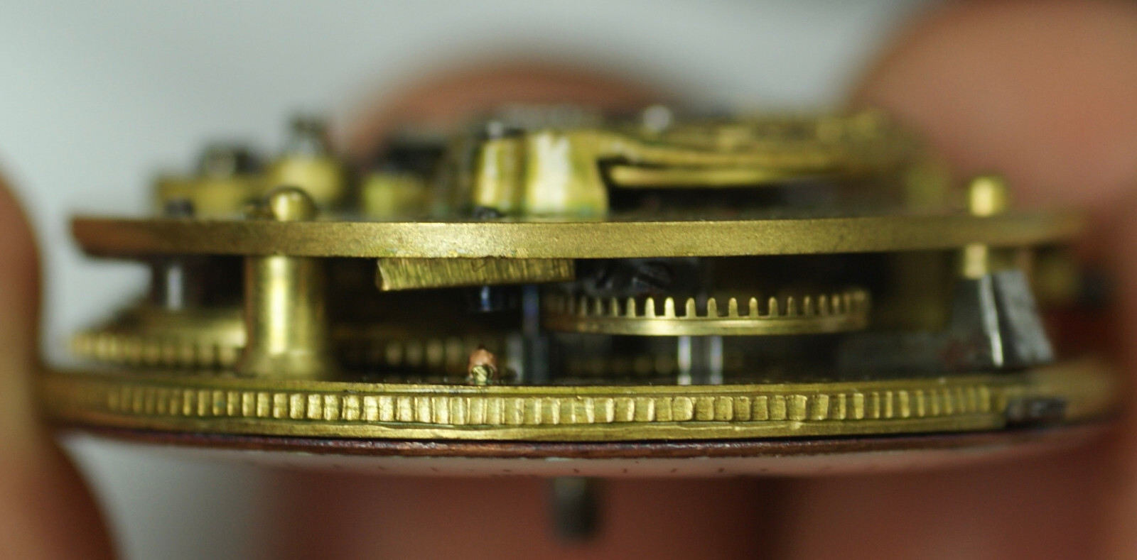 BREGUET A PARIS Antique Verge Fusee Pocket Watch Movement Parts Repair Project
