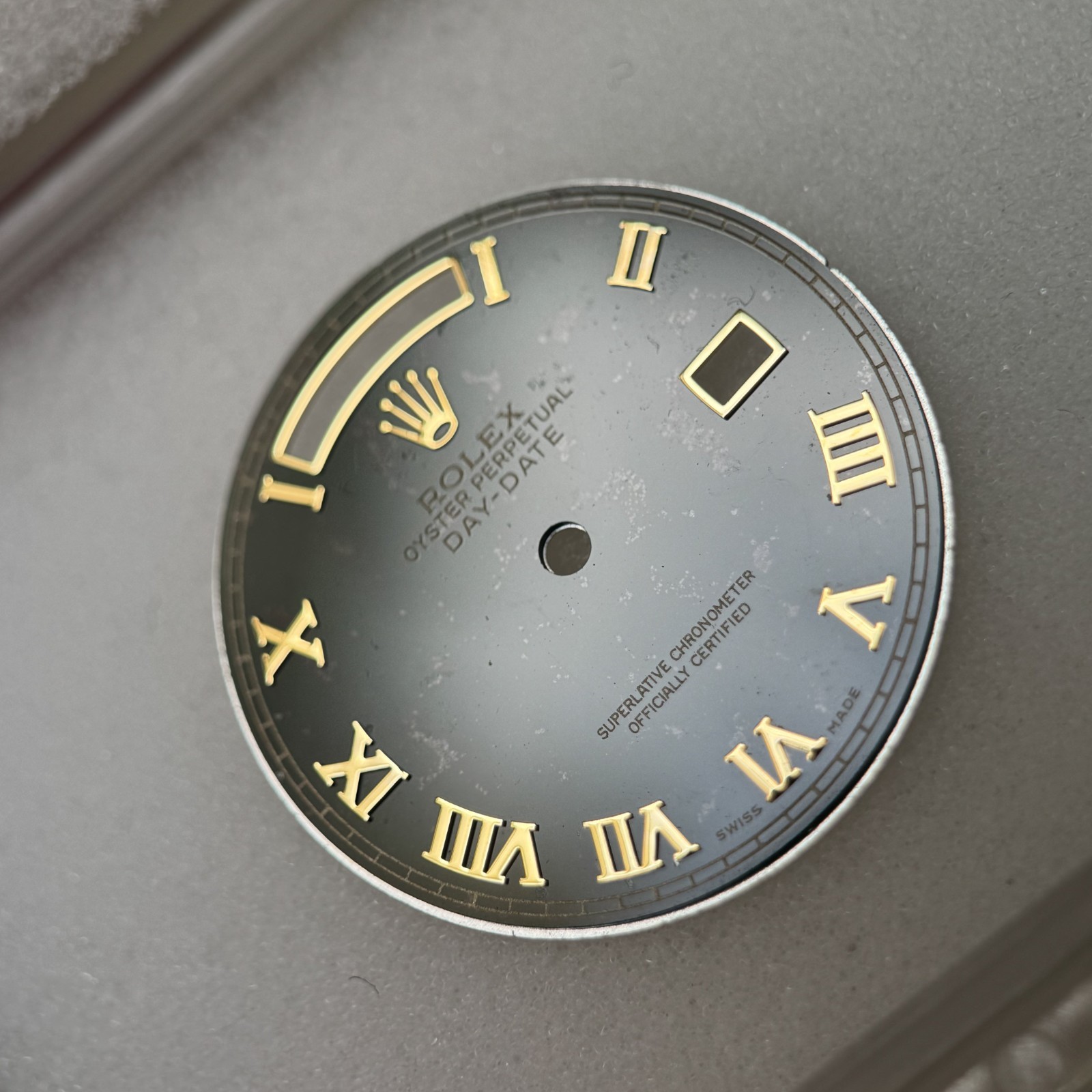 Quickset President Custom Blood Stone Roman Dial For Rolex 18038 18238 118238