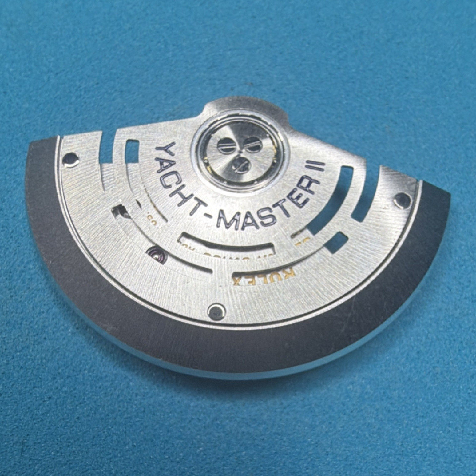 Rolex Yacht-Master II Rotor Oscillating Weight Silver Watch Movement Part