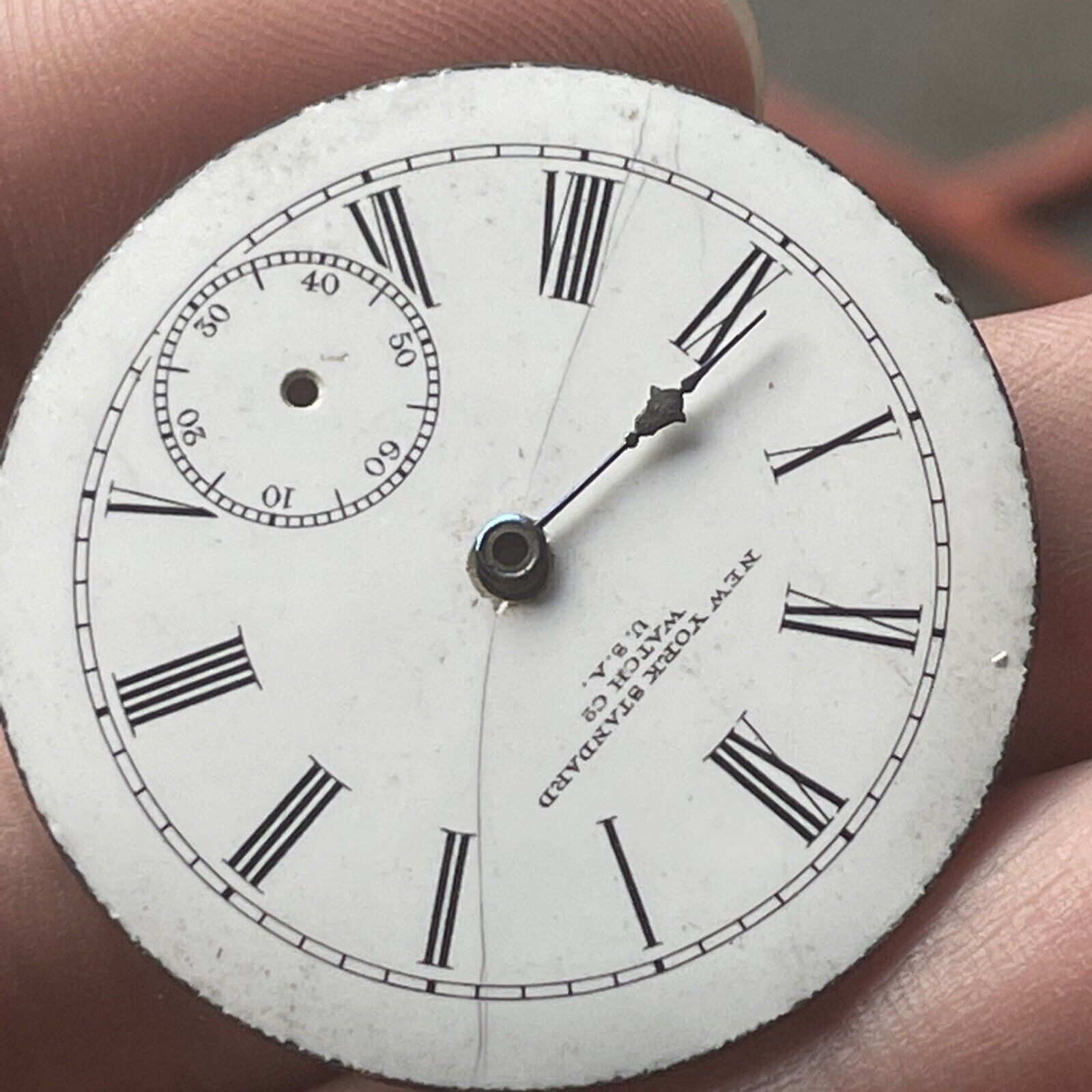 VTG New York Standard Watch Co. Watch Face