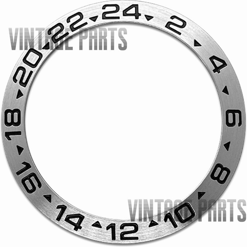 38*30.7mm circular brushed silver aluminium slope bezel fit for SKX007 SKX011