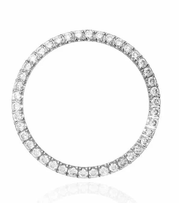 Lab Grown Diamond BEZEL 36.8 MM, Fits to ROLEX Datejust Watch