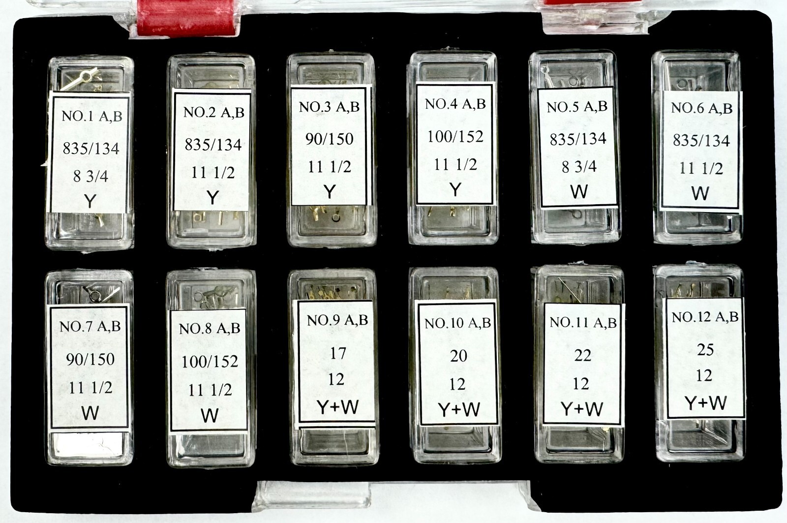 Luminous Hand Assortment for Popular Chinese Movement, Silver & Gold Colors