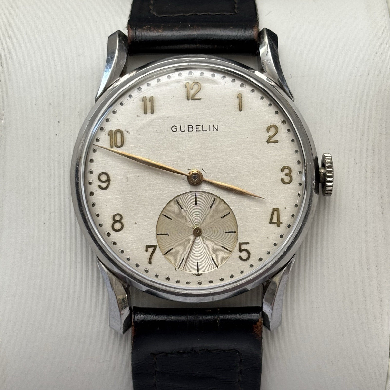 Vintage Gueblin Manual Intl. Watch Co 33mm IWC Calatrava Cal 83 Stainless – Runs