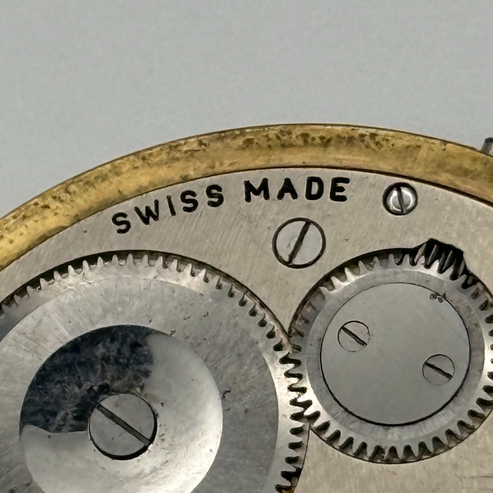 Vertex Revue 65 Pocket Watch Movement – Garrard – Parts / Repair