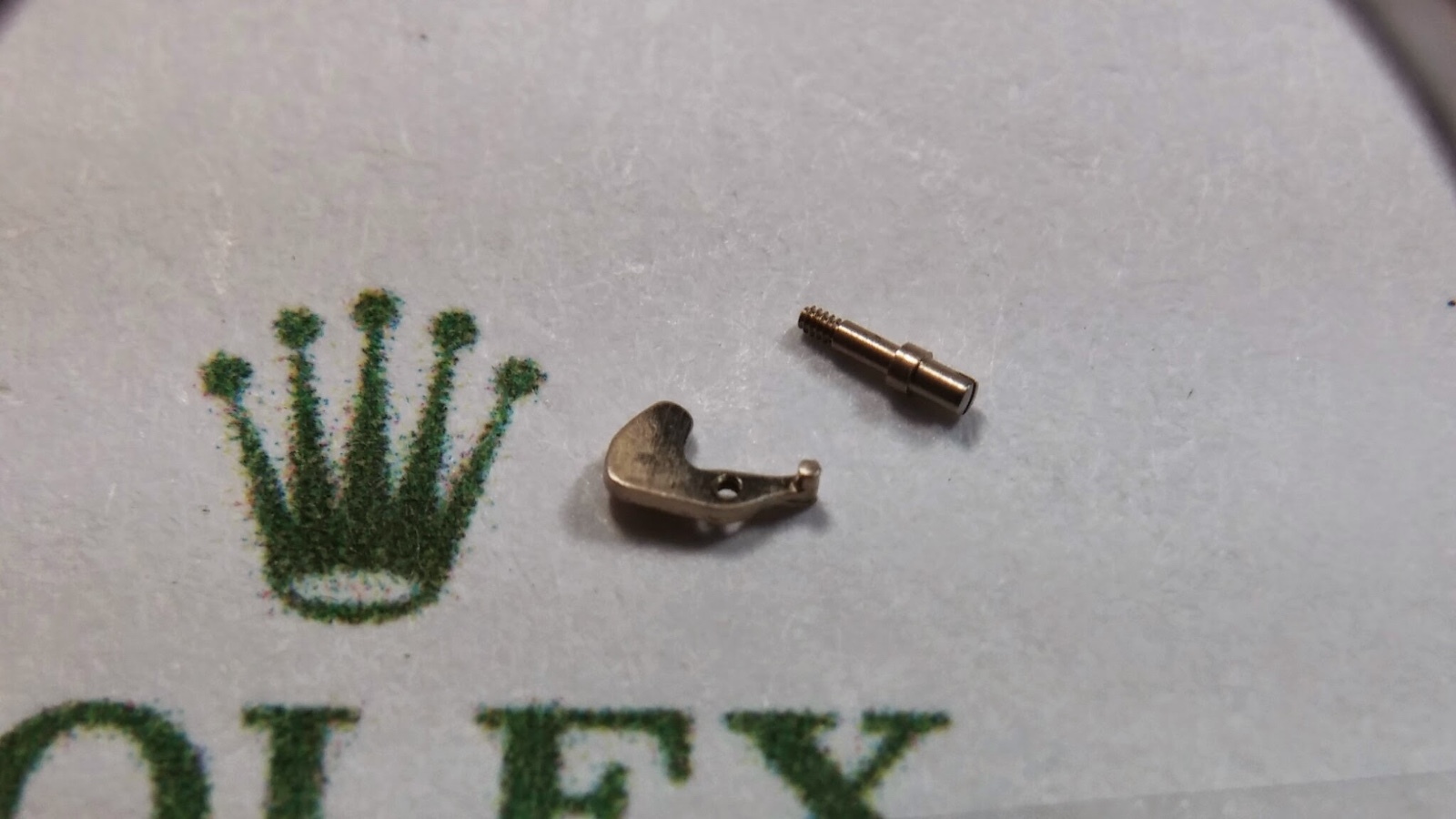 Rolex 1800 1747 SETTING LEVER / Detente with Screw, Genuine, vintage