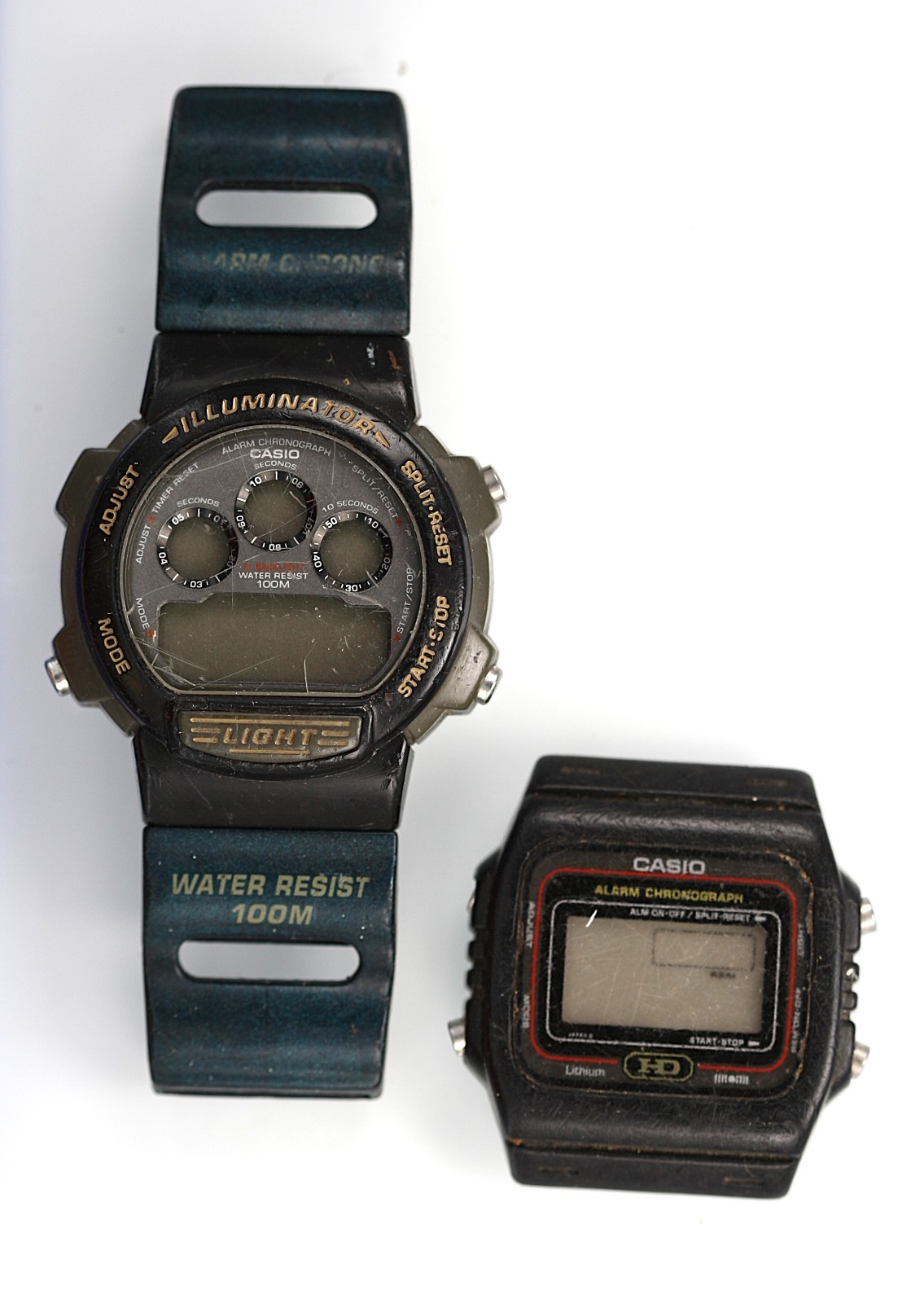 Casio Watch Men W-728H Plastic Stainless St 100m DW-260 Batt Quartz NON-WORKING