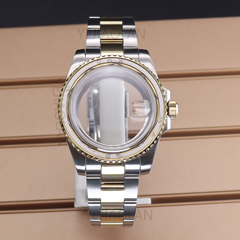 Watch Case Oyster strap Cyclops Sapphire Glass For Seiko nh35 Eta 2824 Movement