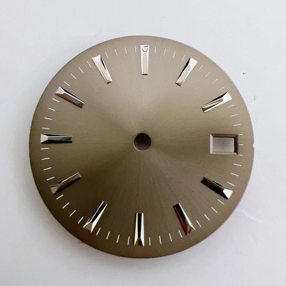 29.5mm Sunburst Watch Dial+Hands No Luminous for NH35/8215/2836 Movement Parts