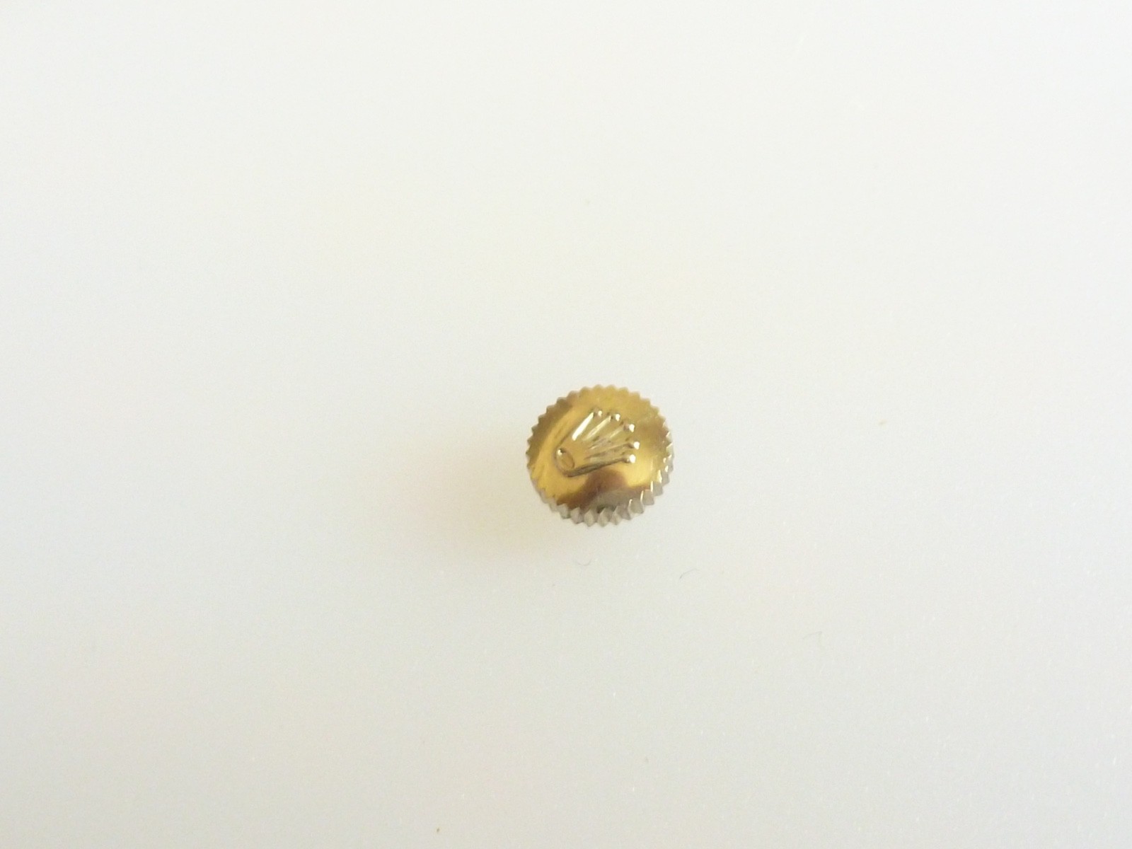 Genuine Rolex Cellini White Gold Crown 4.5mm Width & 2.3mm Thickness New Old