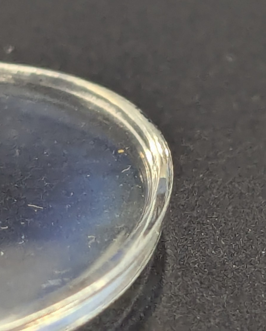 NOS Acrylic Watch Crystal for Tissot – Oval – 31.3mm x 21.4mm