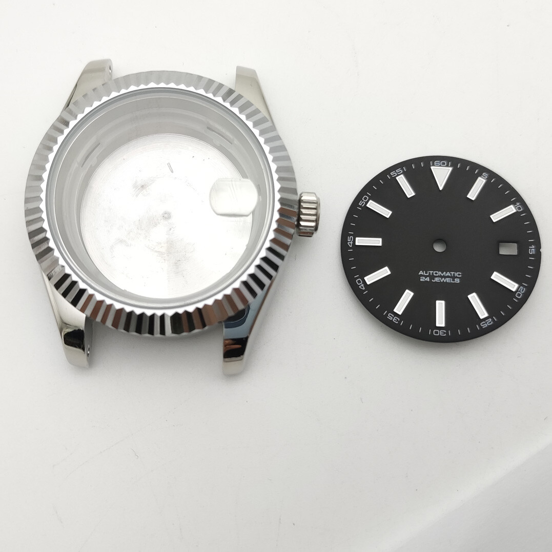 41mm NH35 Case + Dial 31mm + Hands for NH35 Movement Watch Accessories