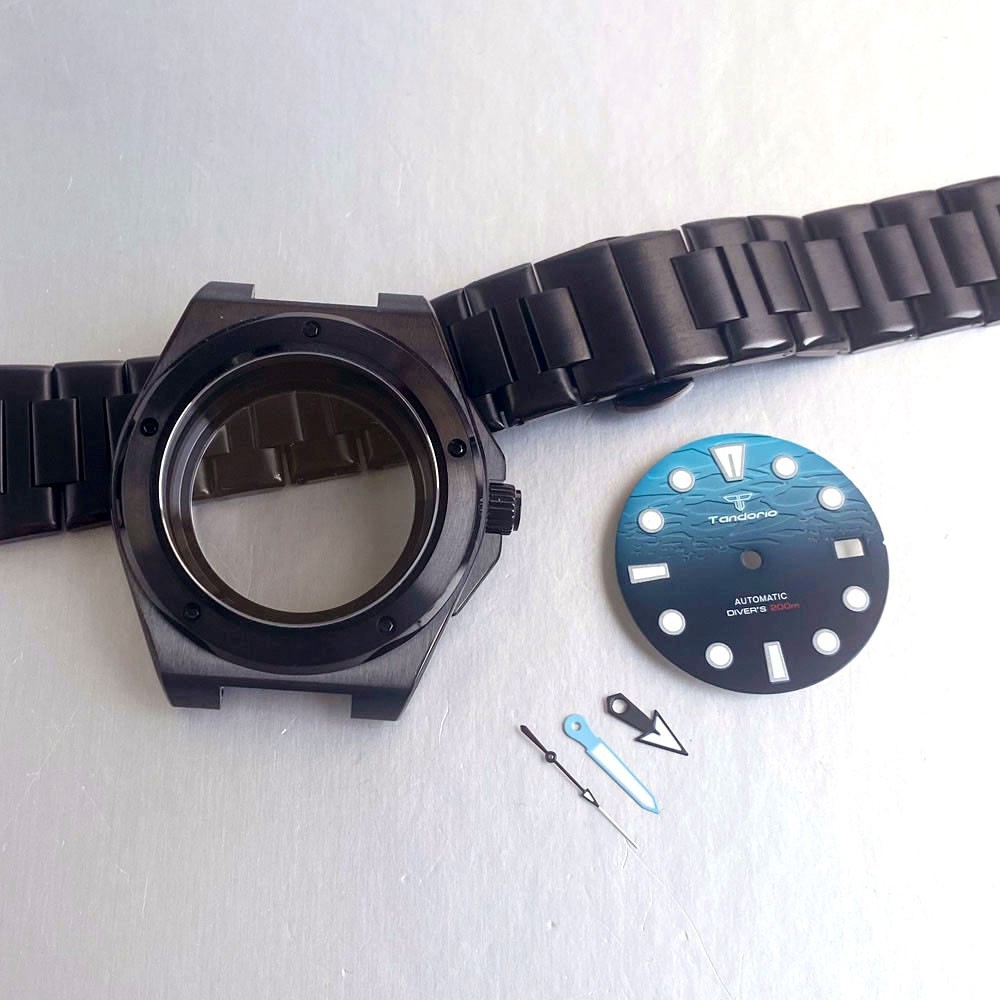 20ATM Diver Engineer Watch Case Sapphire Glass 29mm Date Dial For NH35 ETA2824